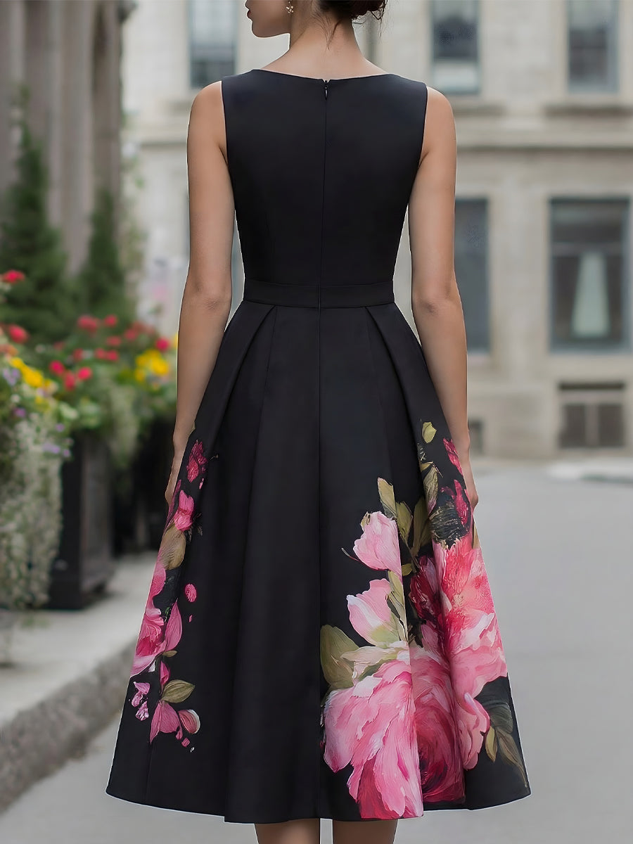Floral Midi Dress – Emmeline by Maravesse (6)