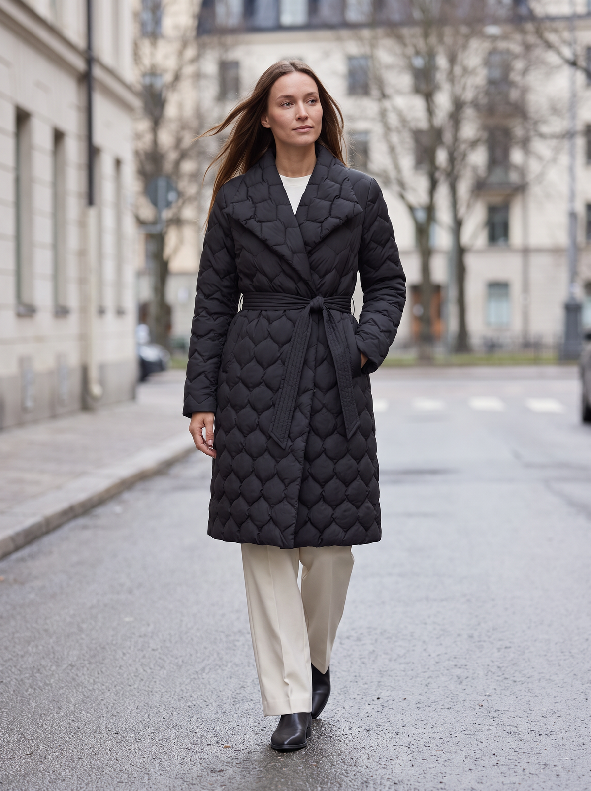 Belted Puffer Jacket – Matilda by Maravesse (6)