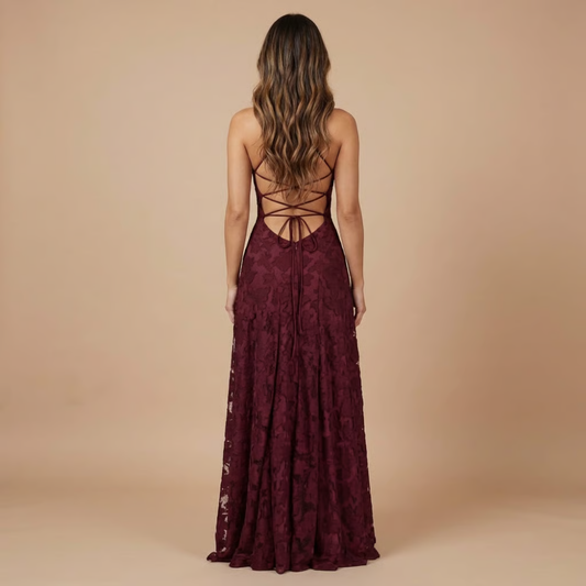 Lace Maxi Dress – Saskia by Maravesse (2)