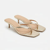 Imogen | Kitten Heel Strappy Heels for Date Night