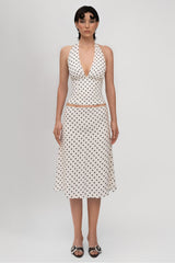 Evangeline | Polka Skirt Set