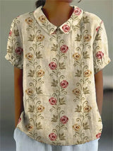 Genevieve | Linen Blouse for Holidays
