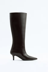 Cordelia | Knee High Leather Boots for Date Night