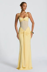 Capucine | Hourglass Maxi Dress for Wedding Guests