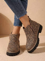 Mirabel | Chunky Leopard Boots