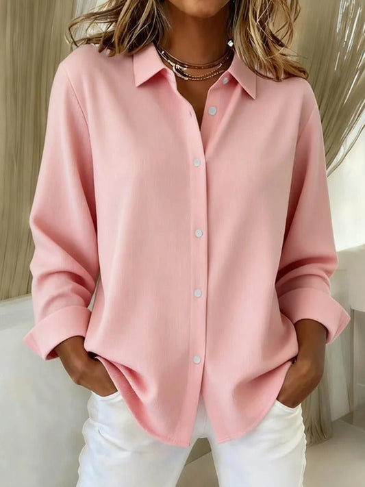 Oversized Blouse in Pink – Persephone by Maravesse