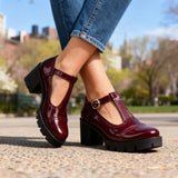 Theodora | Mary Jane Chunky Heels
