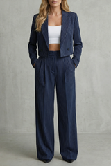 Vivienne | Tailored Cropped Suit