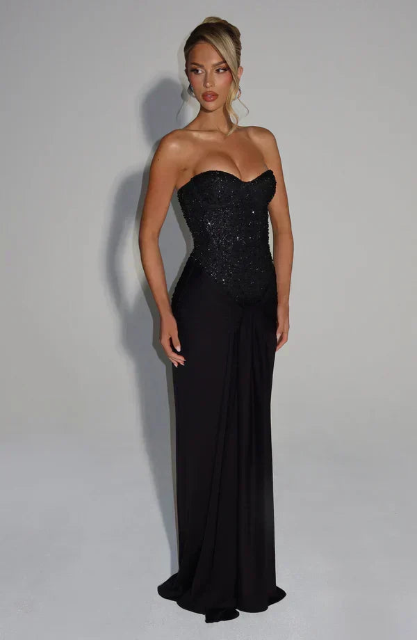 Corset Embellished Maxi Dress – Colette by Maravesse (19)