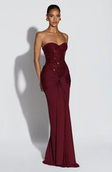Colette | Corset Embellished Maxi Dress for Date Night