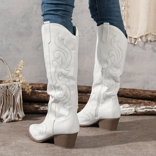 Embroidered Leather Boots – Lavinia by Maravesse (2)
