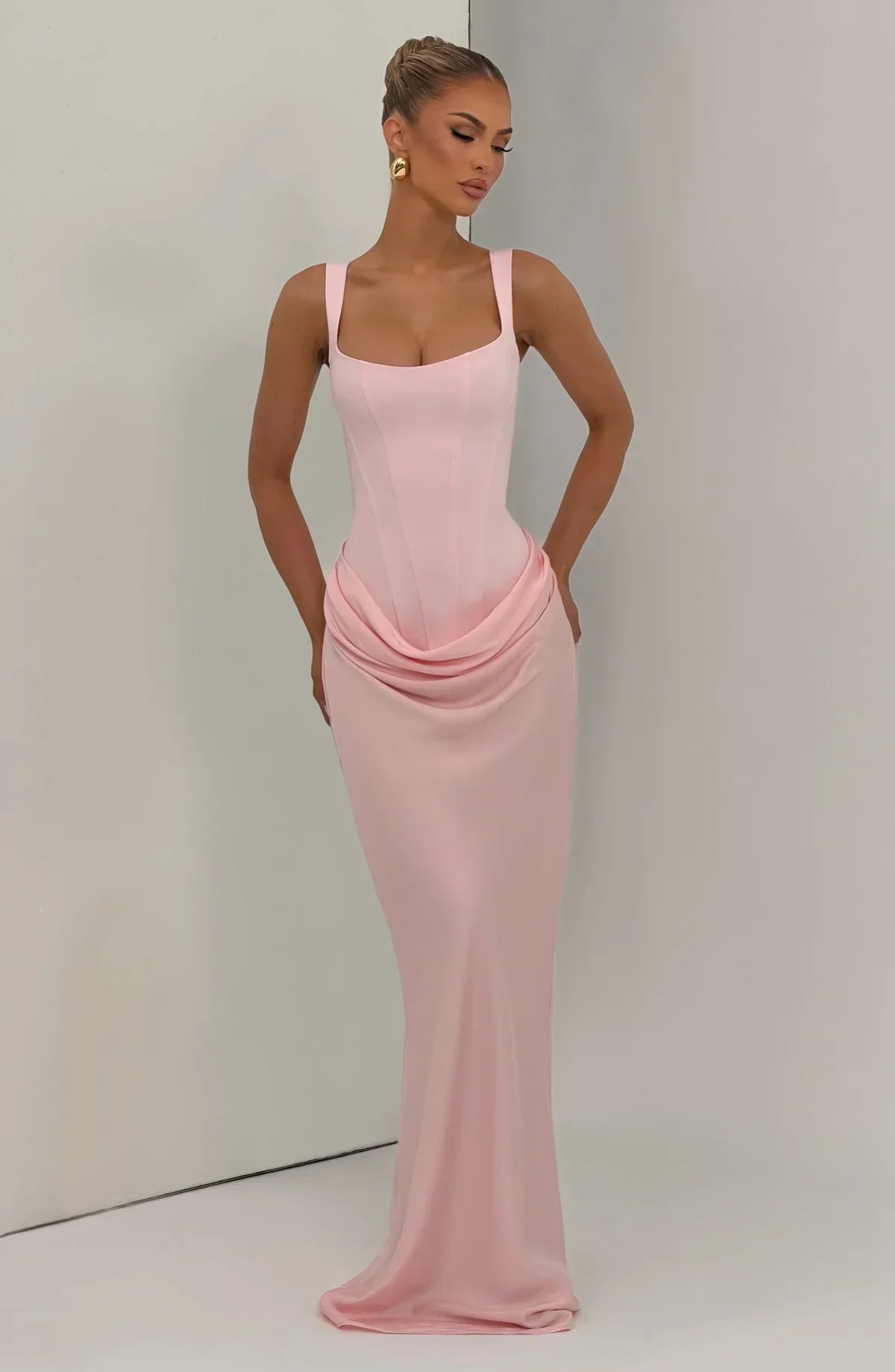 Satin Corset Maxi Dress – Harriet by Maravesse (32)