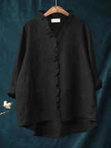 Noor | Ruffle Blouse for Wedding Guests