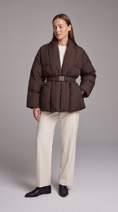 Belted Puffer Jacket – Florence by Maravesse (10)