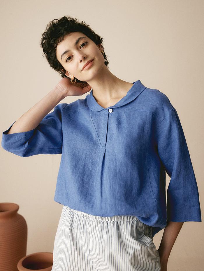 Linen Blouse – Lavinia by Maravesse (38)