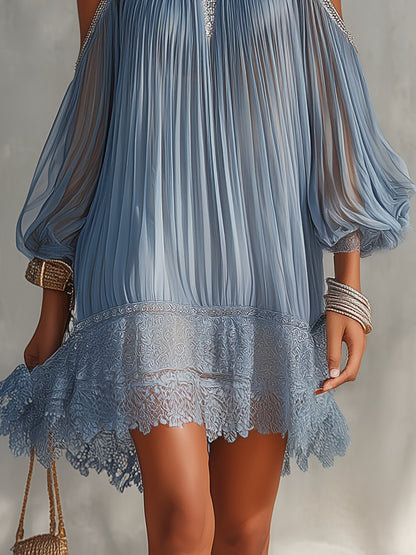 Lace Off-Shoulder Mini Dress – Camille by Maravesse (4)