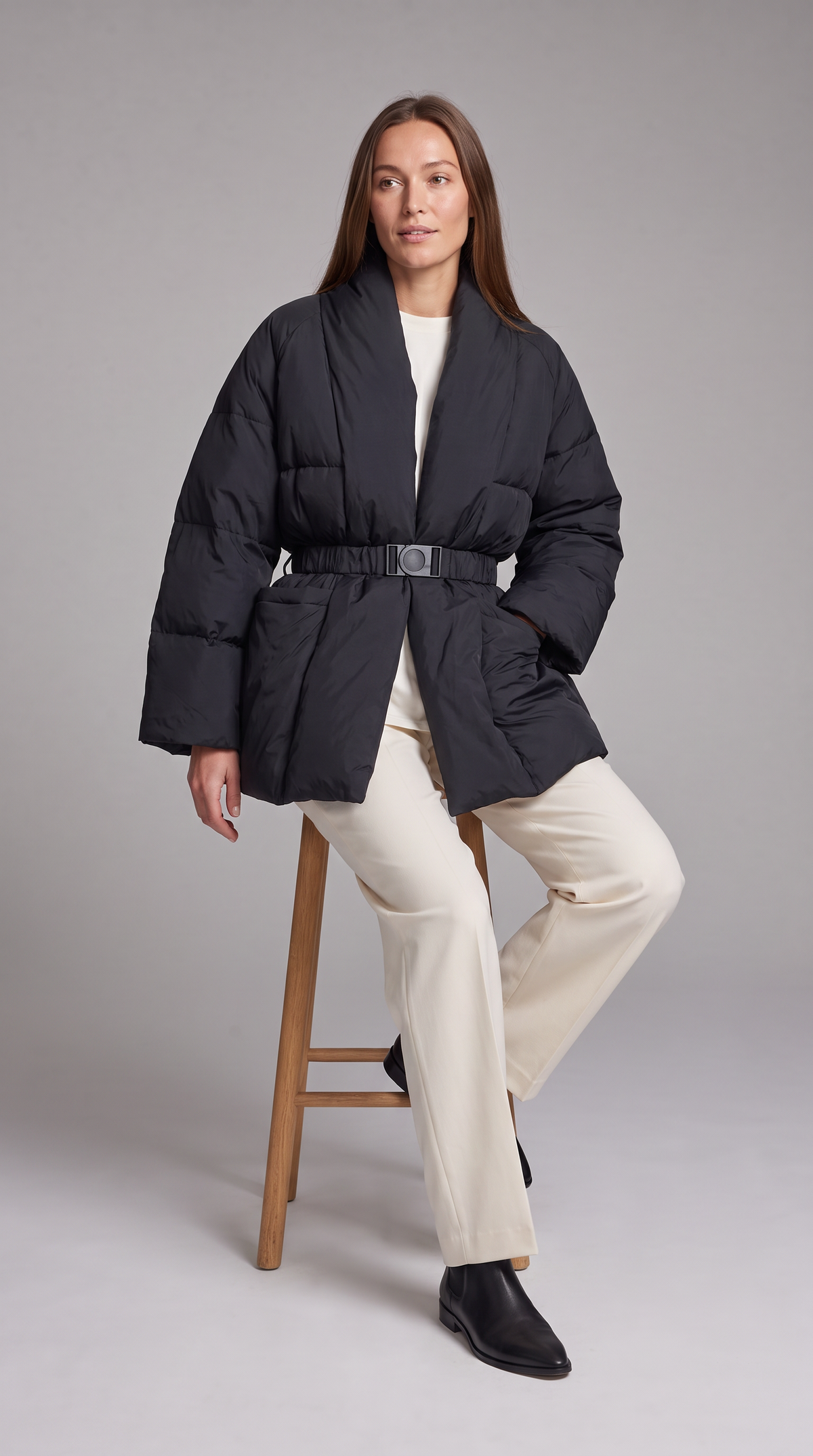 Belted Puffer Jacket – Florence by Maravesse (6)