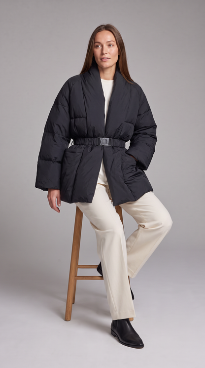Belted Puffer Jacket – Florence by Maravesse (6)