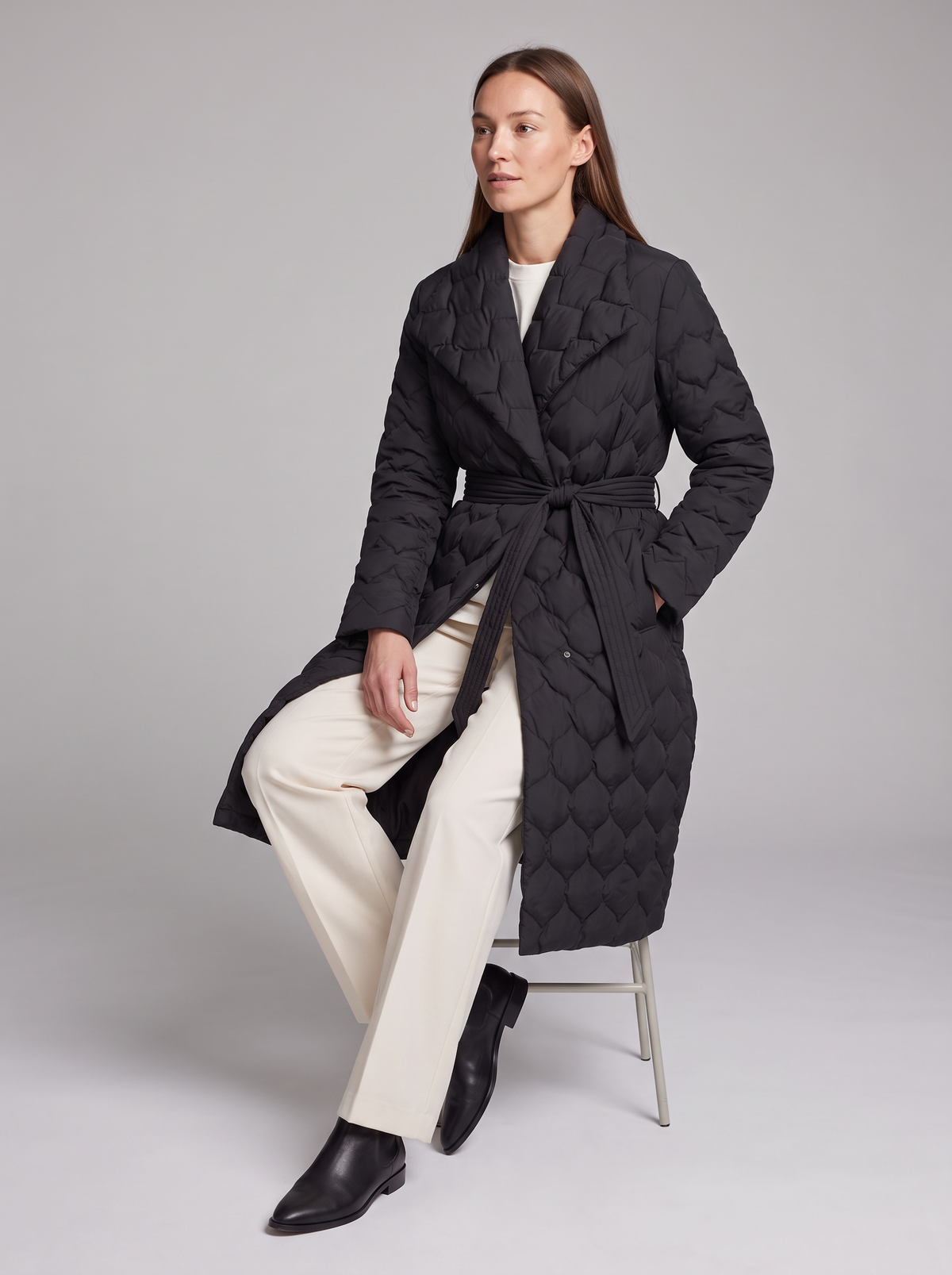 Belted Puffer Jacket – Matilda by Maravesse (3)