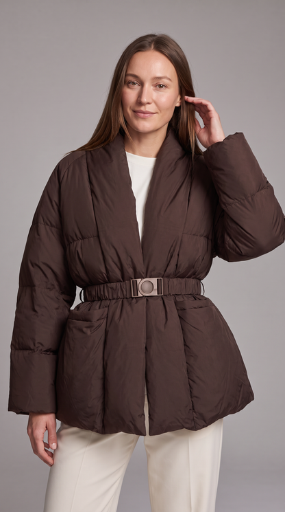 Belted Puffer Jacket – Florence by Maravesse (14)