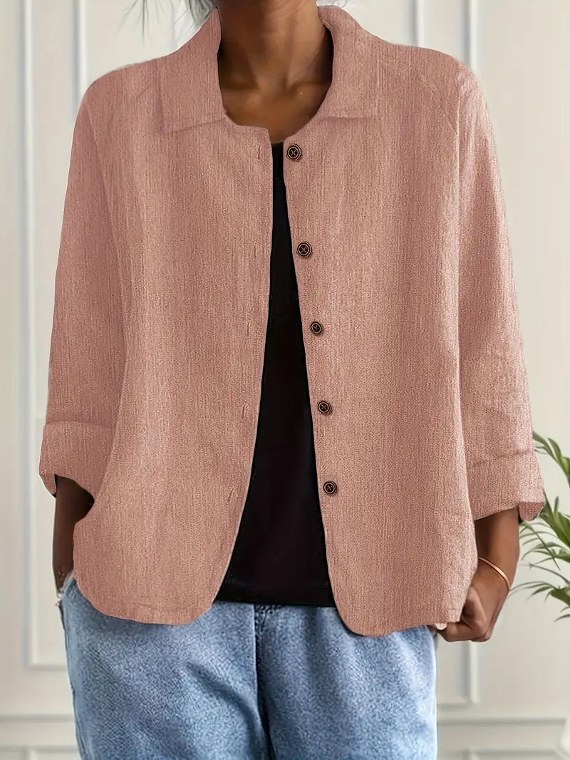 Blouse in Pink – Sabine by Maravesse
