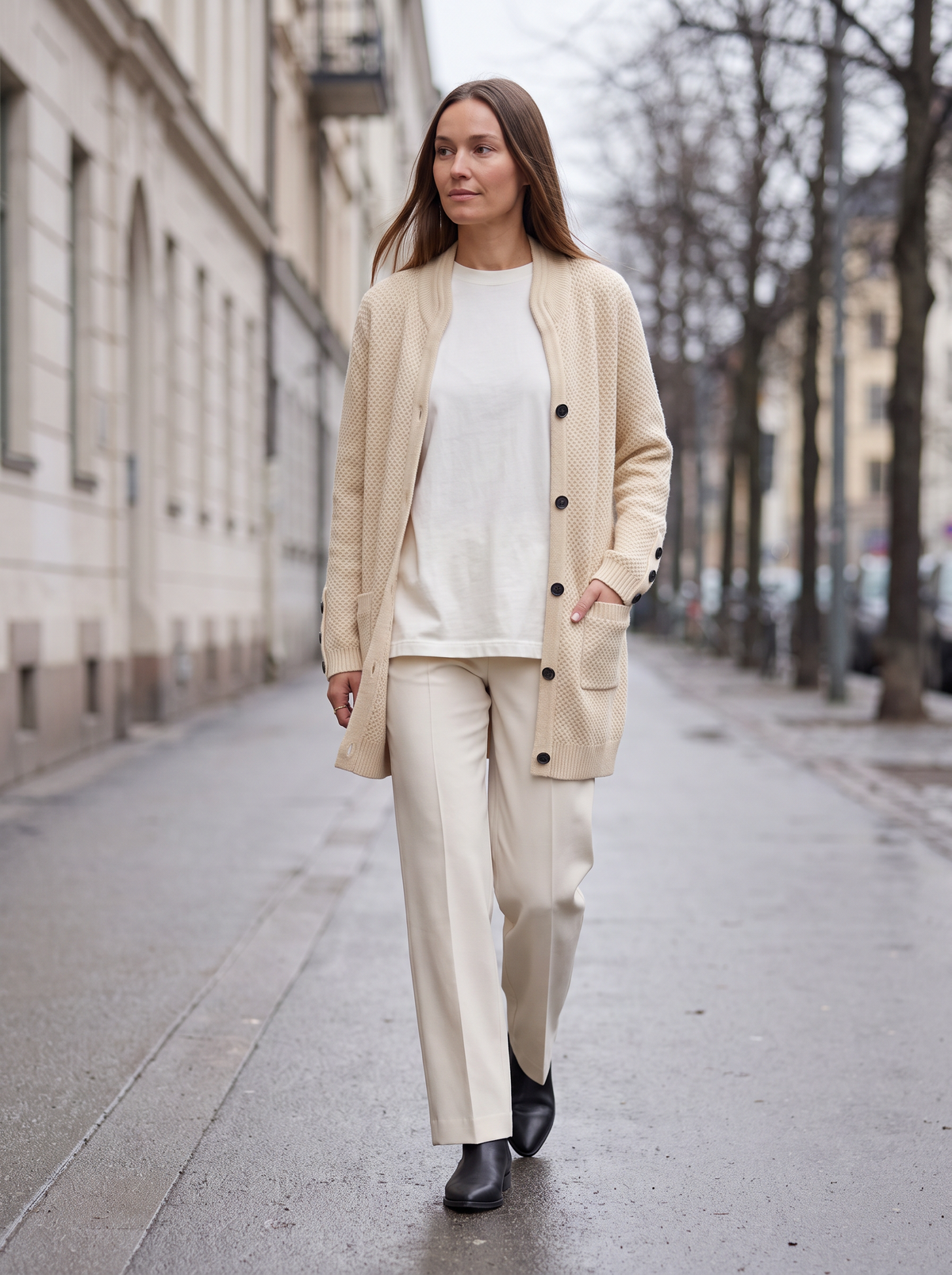 Longline Cardigan – Rosalind by Maravesse (5)