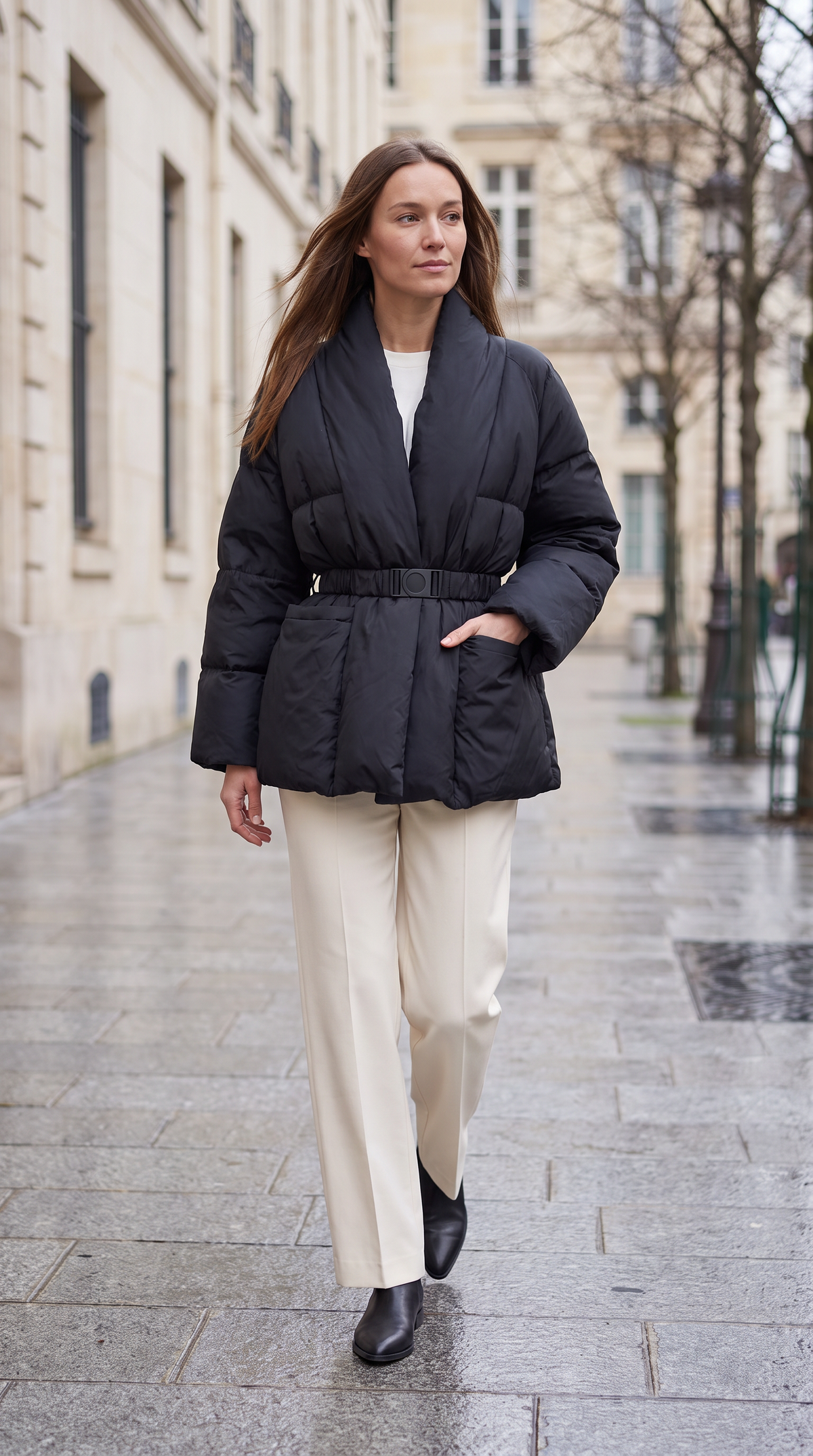 Belted Puffer Jacket – Florence by Maravesse (9)