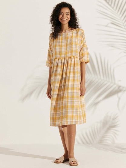 Linen Midi Dress – Marguerite by Maravesse (37)