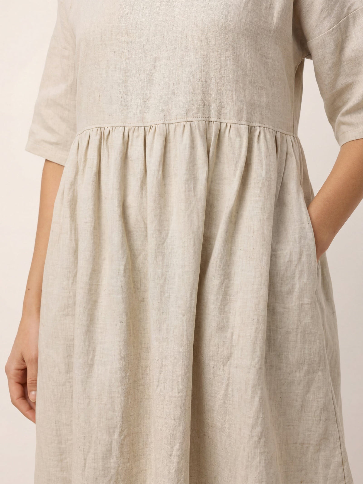 Linen Midi Dress – Marguerite by Maravesse (15)