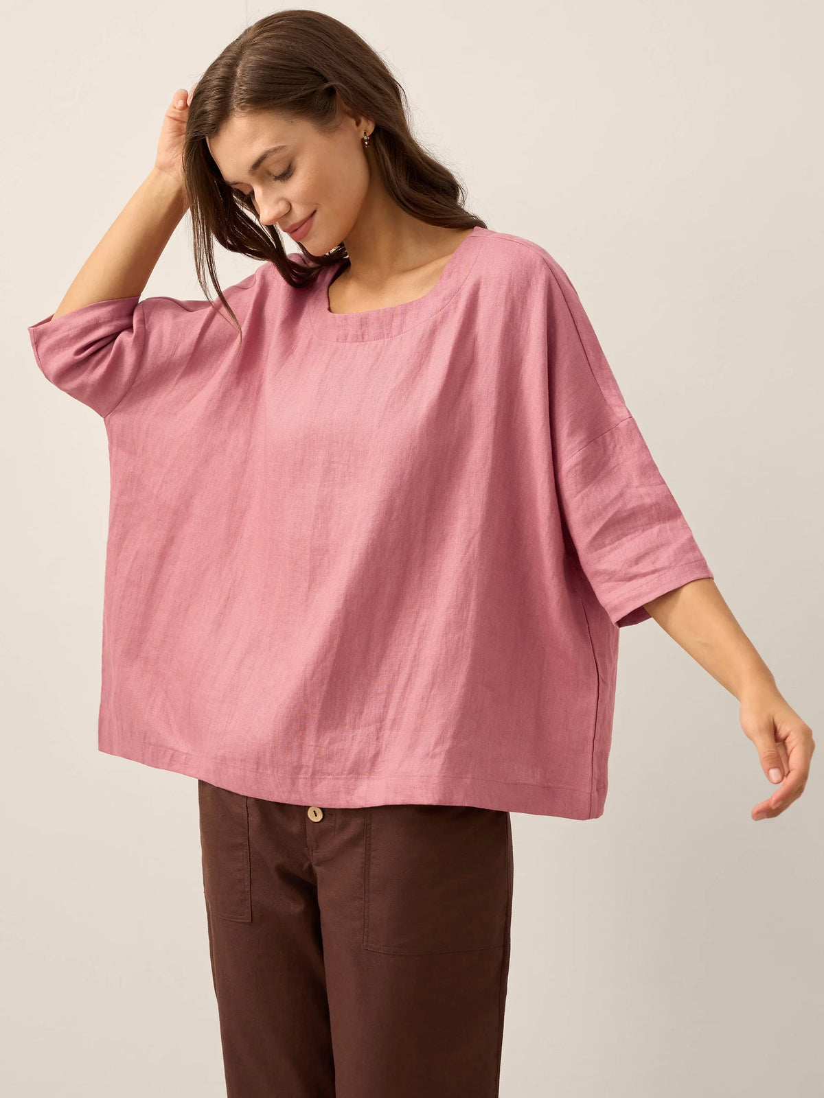 Linen Blouse – Amara by Maravesse (21)