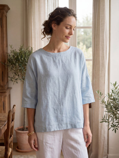 Linen Blouse – Amara by Maravesse (3)