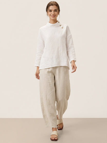Linen Trousers – Isolde by Maravesse (25)
