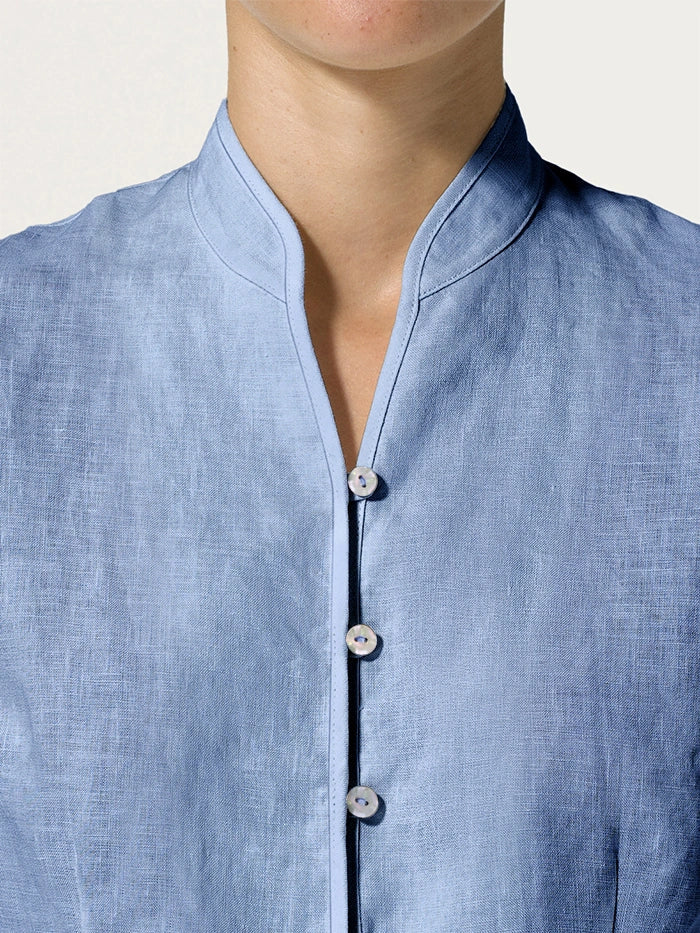 Linen Fitted Jacket – Elodie by Maravesse (7)