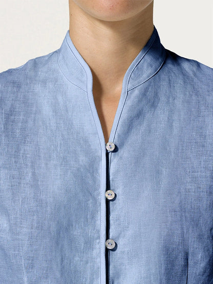 Linen Fitted Jacket – Elodie by Maravesse (7)