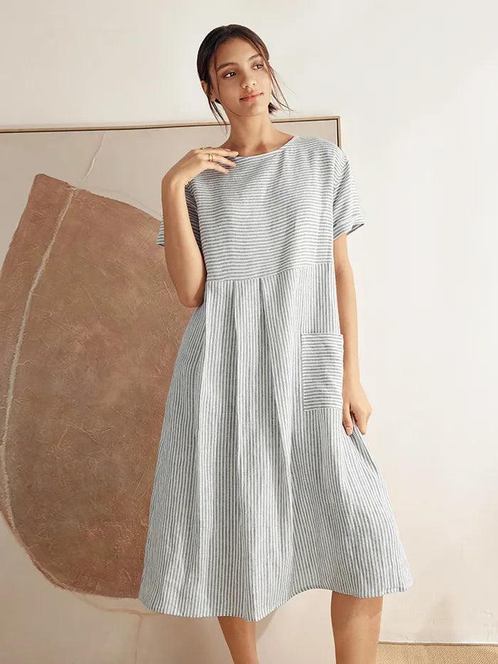 Linen Midi Dress – Iris by Maravesse (7)