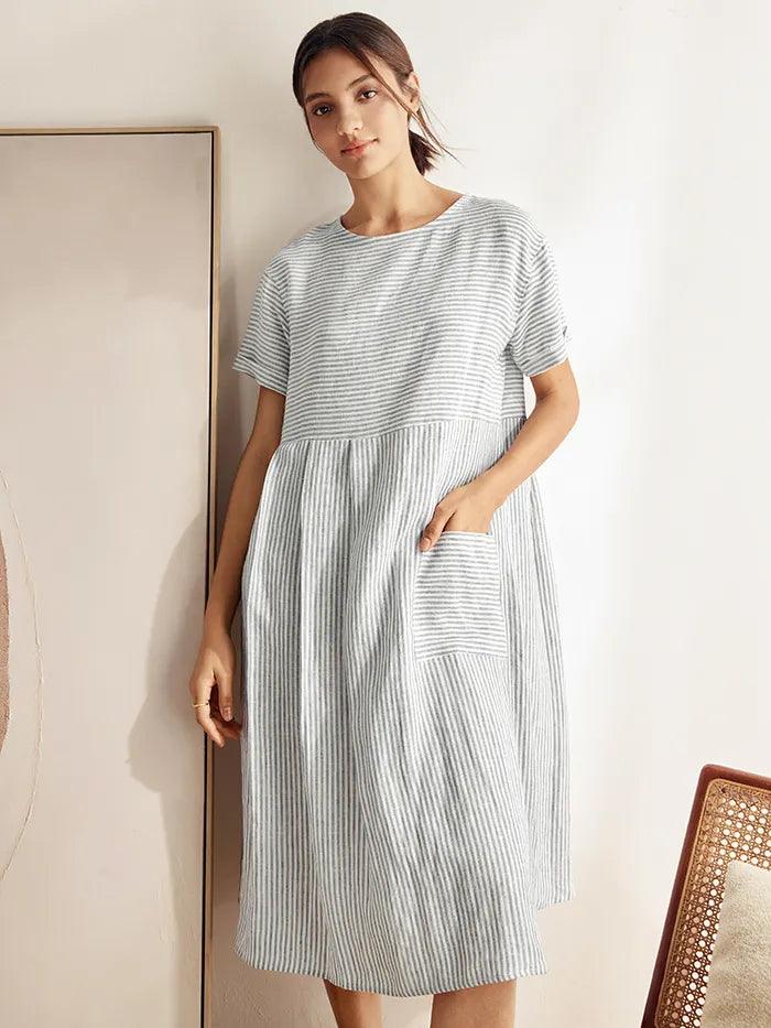 Linen Midi Dress – Iris by Maravesse (6)