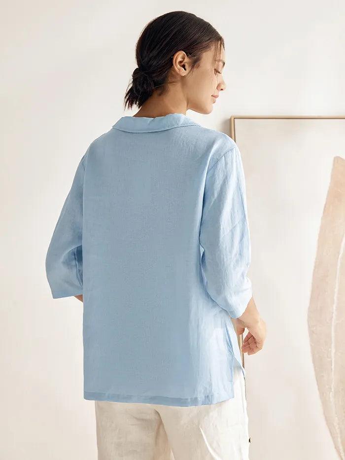 Linen Blouse – Lavinia by Maravesse (7)