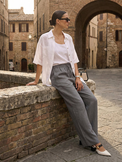 Linen Trousers – Noor by Maravesse (41)