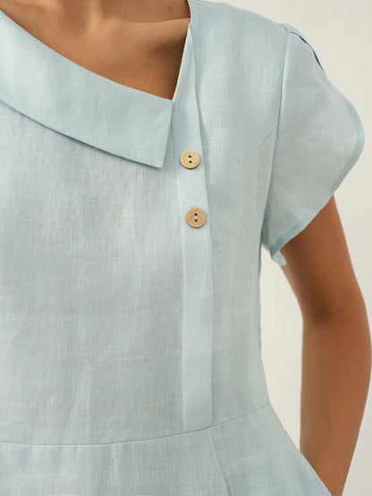 Linen Midi Dress – Lotte by Maravesse (5)