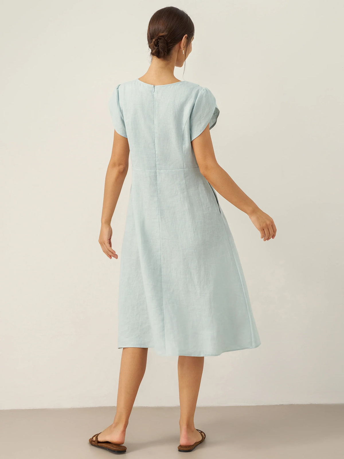 Linen Midi Dress – Lotte by Maravesse (7)