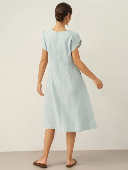 Linen Midi Dress – Lotte by Maravesse (7)