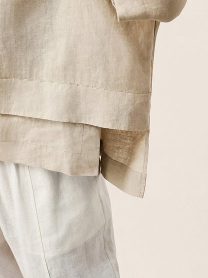 Pleated Linen Blouse – Celine by Maravesse (16)