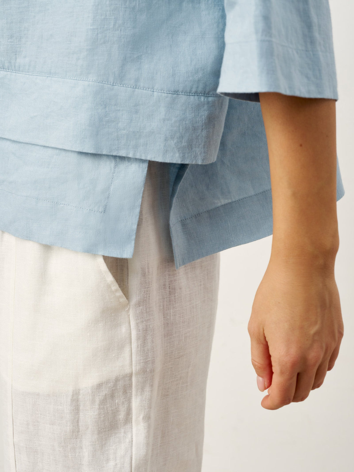 Pleated Linen Blouse – Celine by Maravesse (9)
