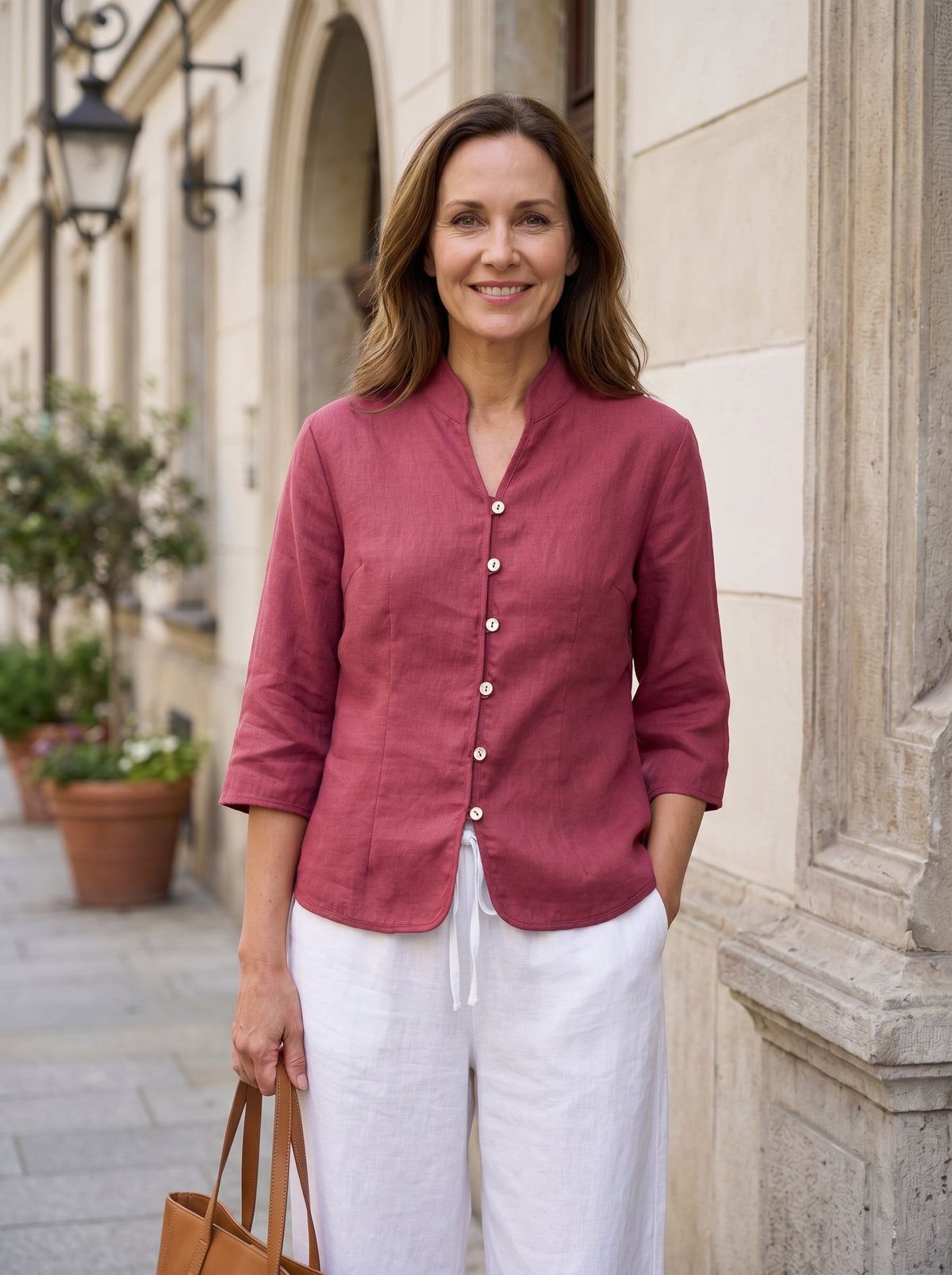 Linen Fitted Jacket – Elodie by Maravesse (11)