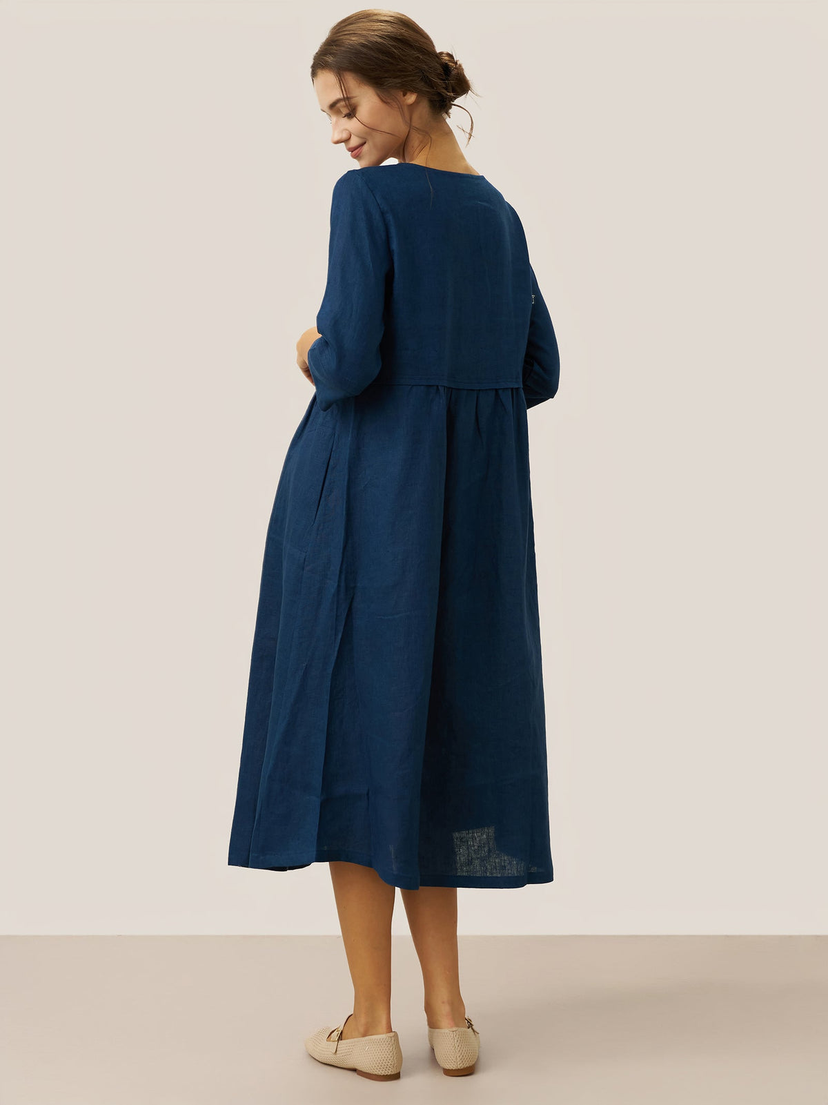 Linen Midi Dress – Odette by Maravesse (20)