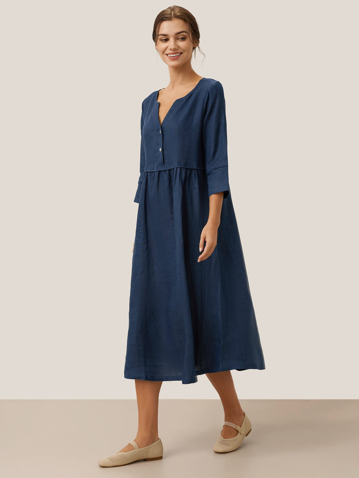 Linen Midi Dress – Odette by Maravesse (19)