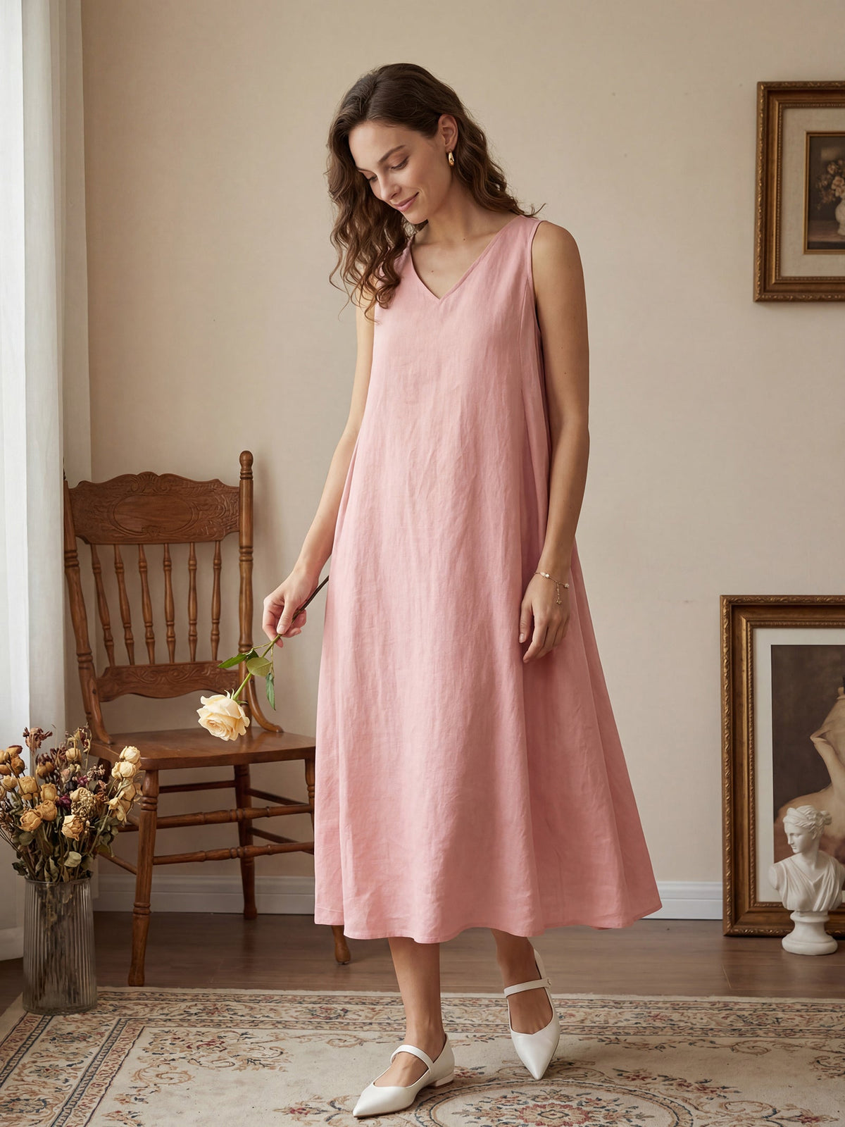 Linen Maxi Dress – Ines by Maravesse (15)