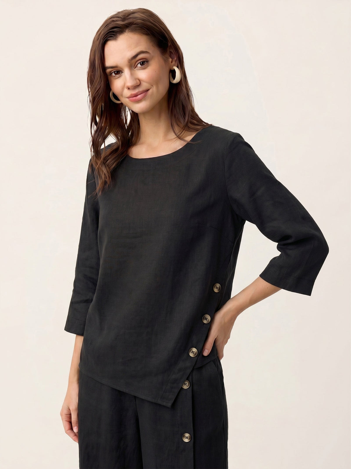 Linen Blouse – Valentina by Maravesse (14)