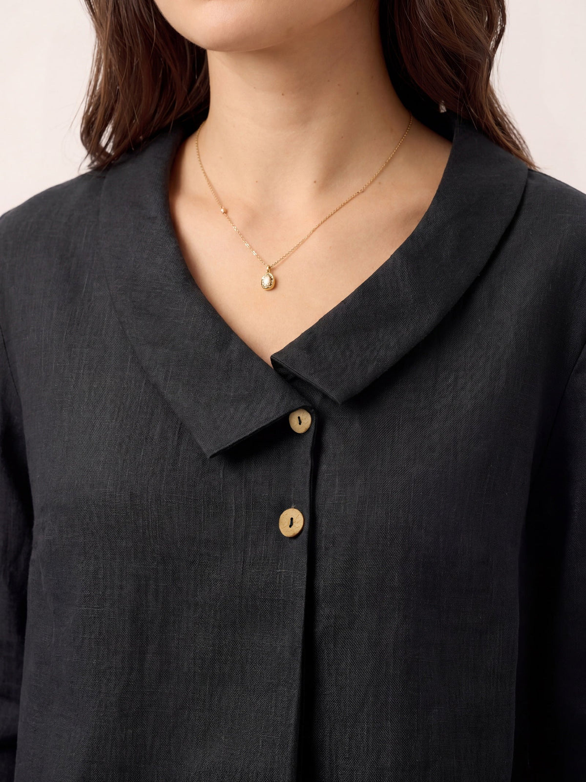Pleated Linen Top – Isolde by Maravesse (20)