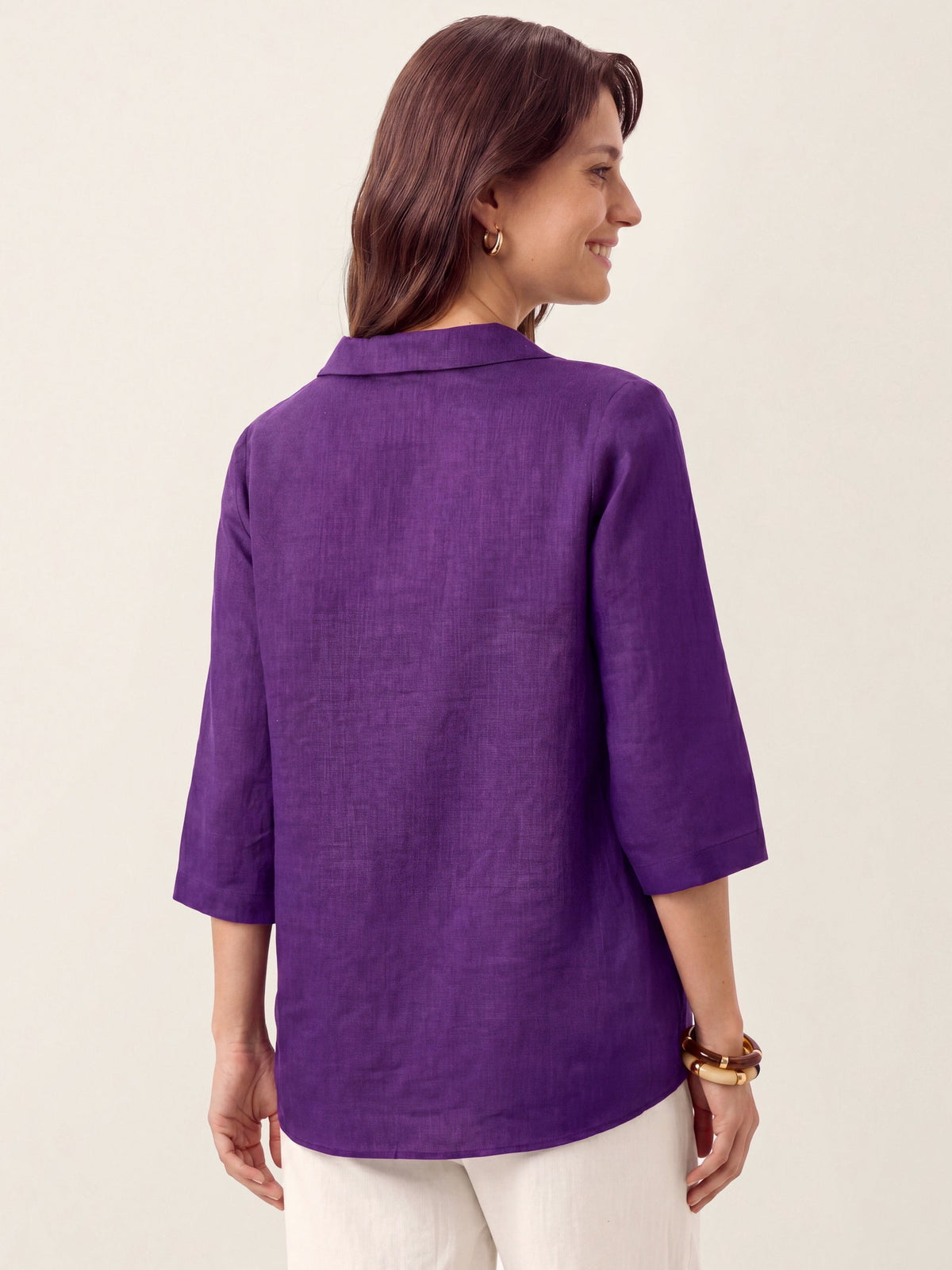 Pleated Linen Top – Isolde by Maravesse (37)